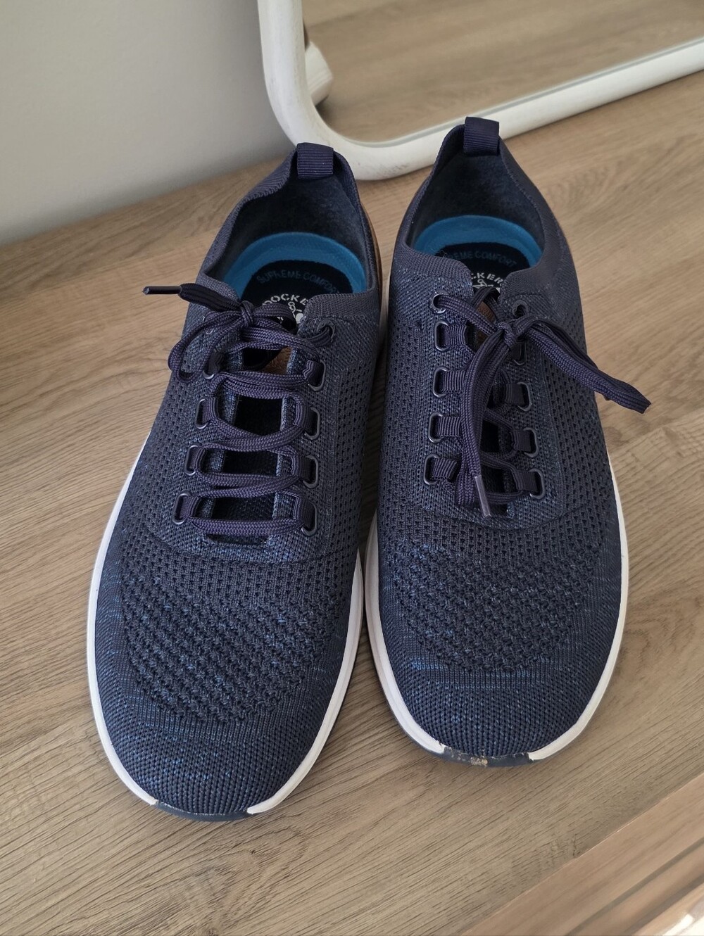 Dockers Men's Navy Knit Lace-Up Sneakers